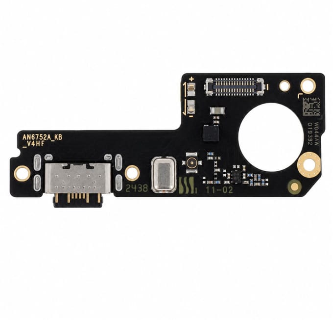 Xiaomi, USB-C Oplaadpoort en Microfoon Service Pack voor Redmi Note 13 5G, Zwart