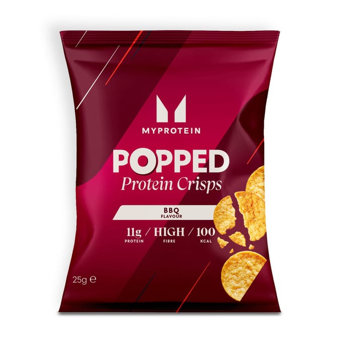 Gepofte eiwitchips - Barbecue