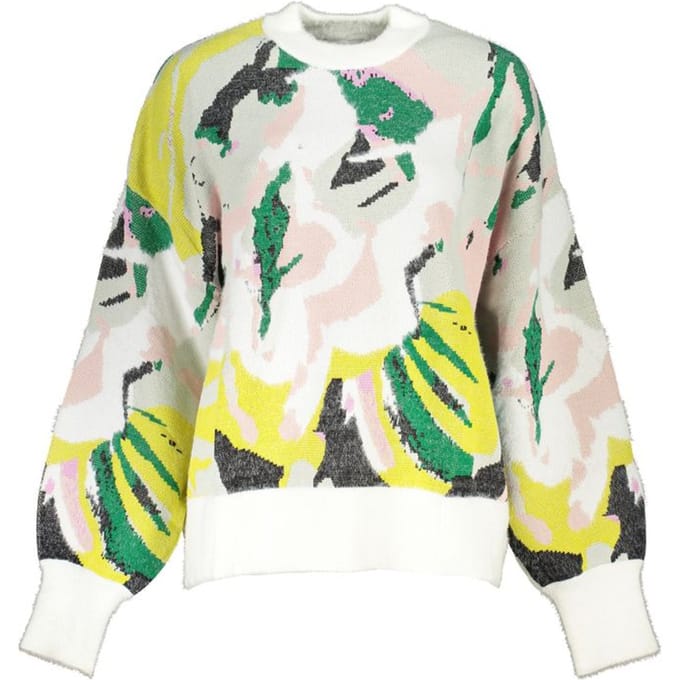 Desigual Elegante Hoge Hals Contrast Damestrui