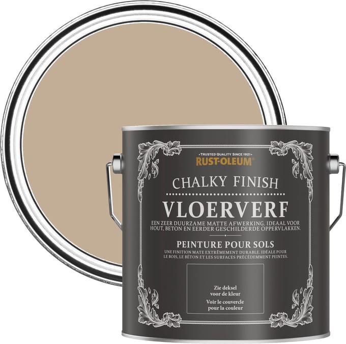 Rust-Oleum Bruin Vloerverf - Gezouten karamel 2,5L