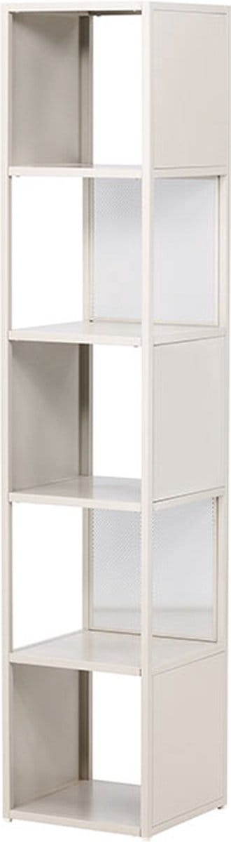 BuenosAires wandkast 5 planken beige.