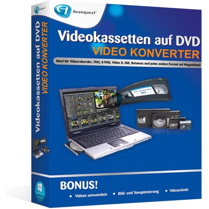 Videocassettes naar DVD - Video Converter