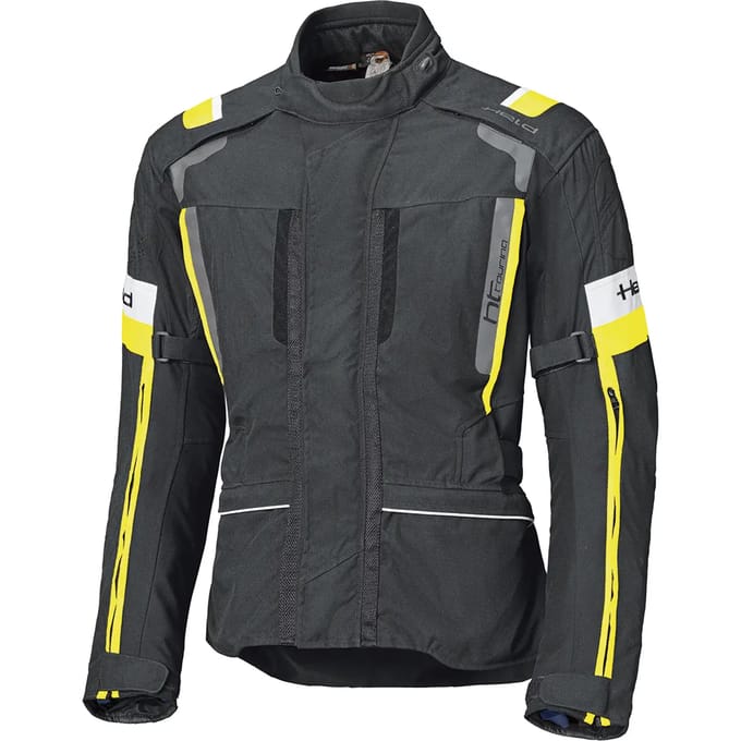 Held 4-Touring II Touring Jas Zwart Neon Geel - Jas