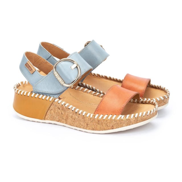 Pikolinos Marina - dames sandaal - Multikleur - maat 37 (EU) 4 (UK)