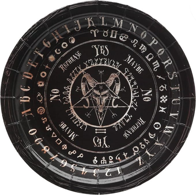 ATOSA - 6 Ouija papieren bordjes 18 cm