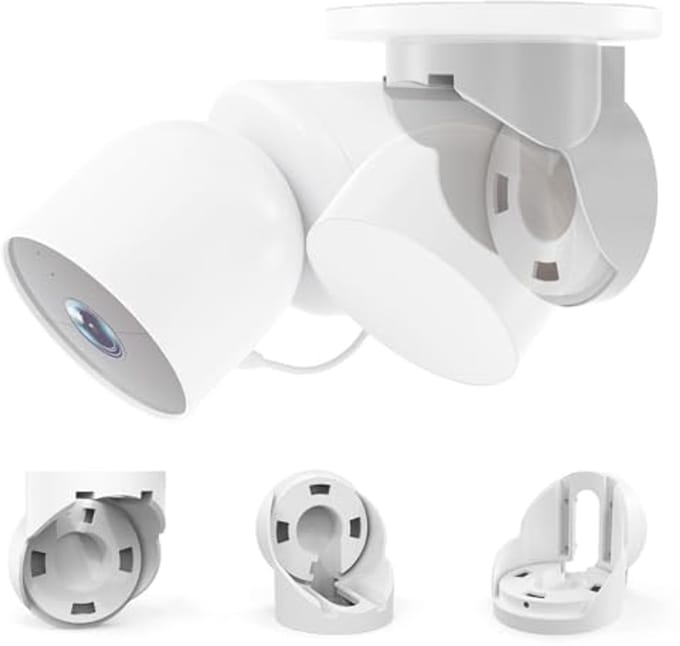 Nest Flood Light Camera Buiten Eave Mount Beugel - Duurzame en Stabiliteit Verhogende Bescherming