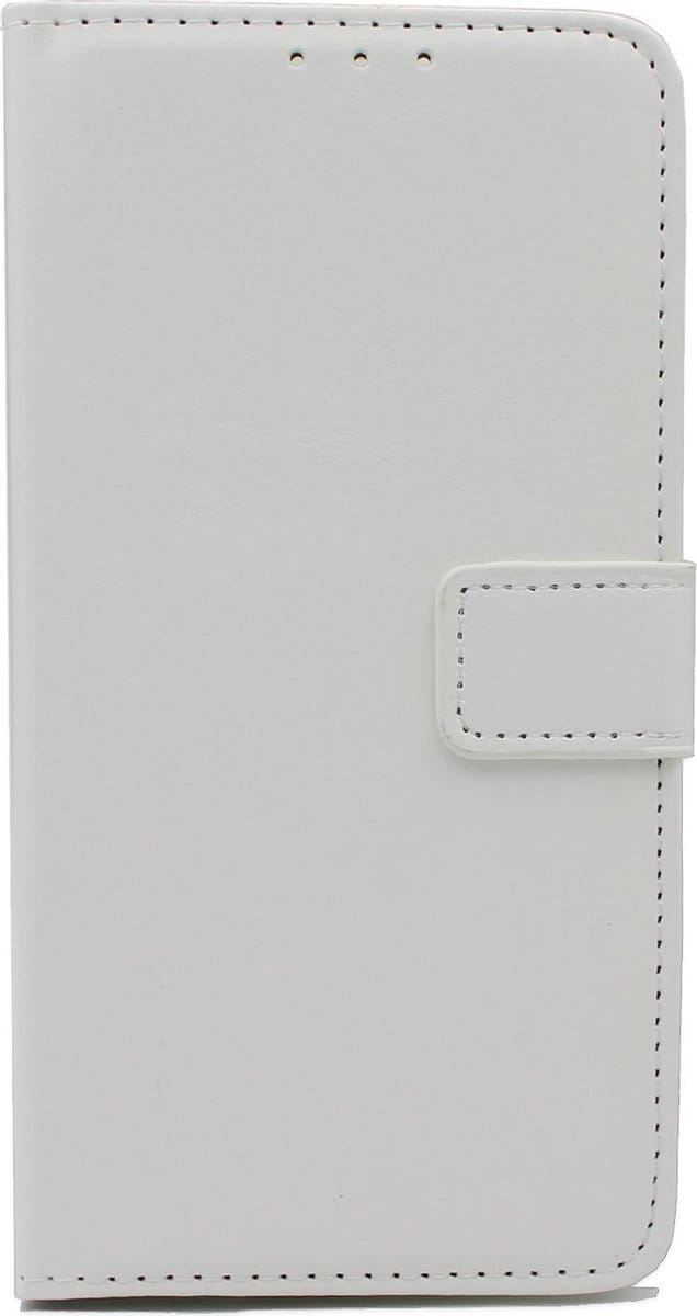 HB Hoesje Geschikt voor Apple iPhone 12 Mini Wit - Portemonnee Book Case - Kaarthouder & Magneetlipje