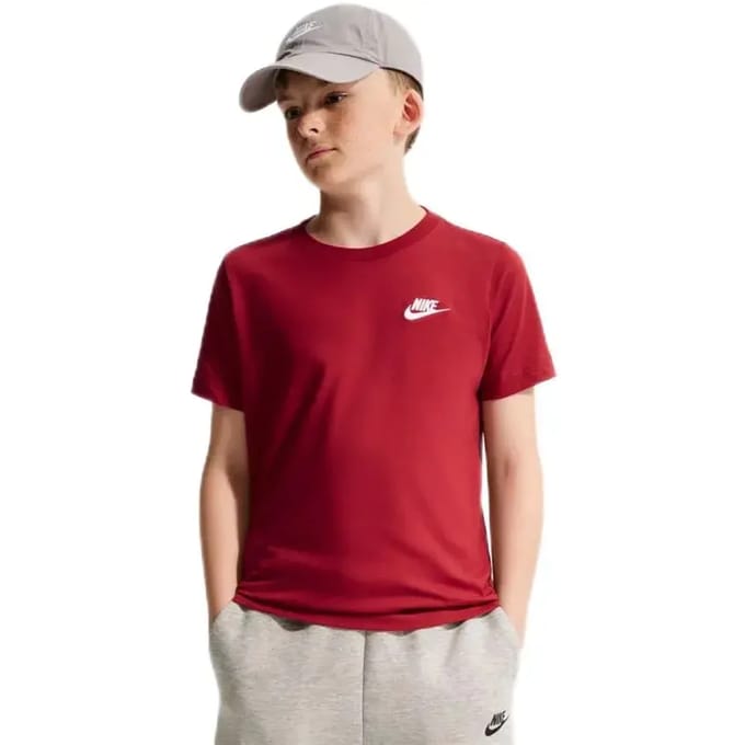 Nike T-shirt Kinderen Sportswear Rood - Maat M
