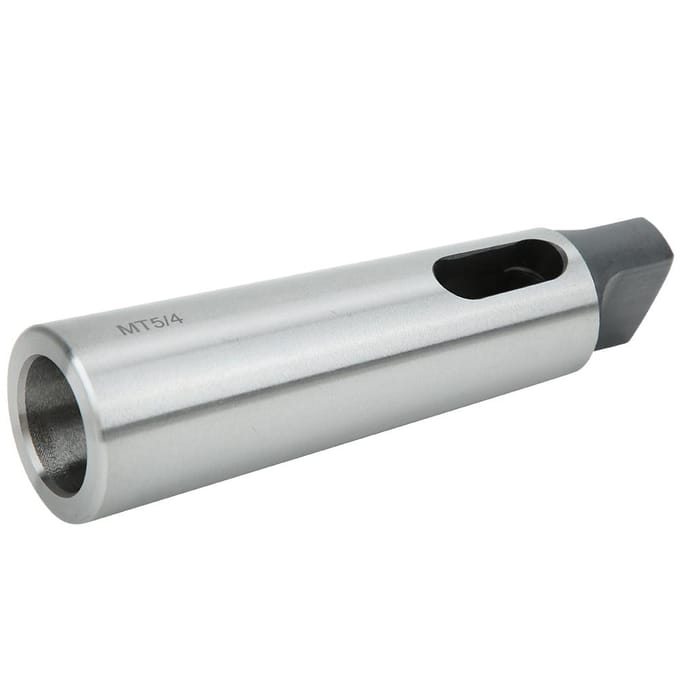 Taper Verloopadapter Boorhuls Zilver Hoge Hardheid Slijtvastheid MT5 naar MT4