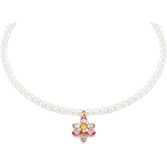 Swarovski Idyllia Bloem Versierd Imitatie Kristal Ketting Unisex ketting Roze 5725739 Box (Random Color) white