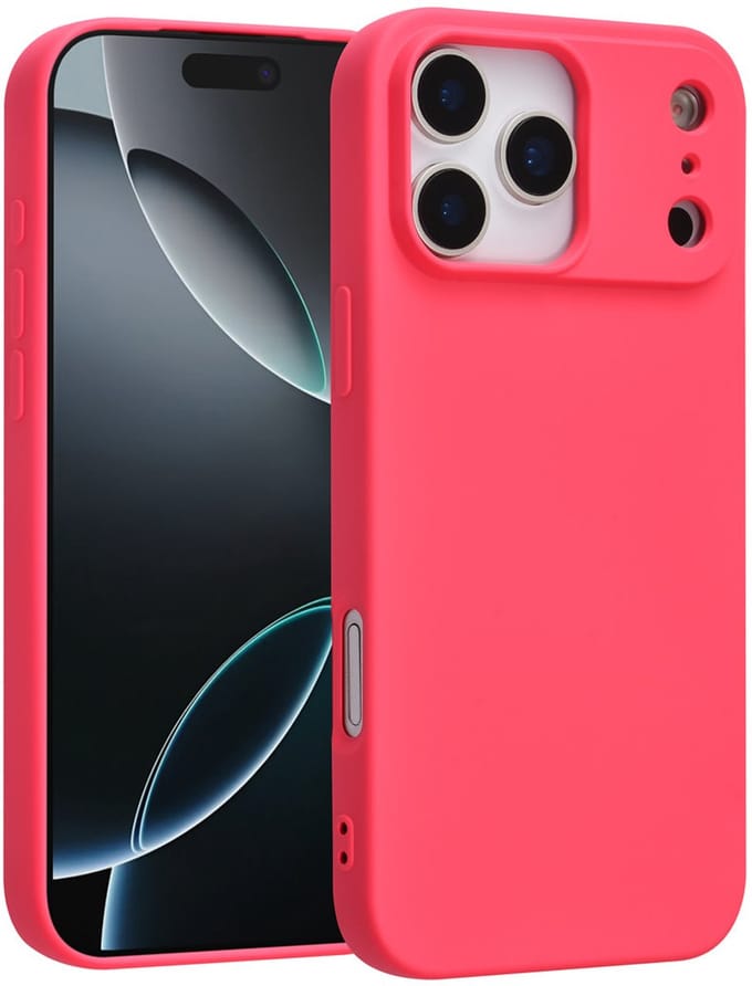 TUNIQ Back cover voor iPhone 17 Pro Max - Slank Design - Hot Pink