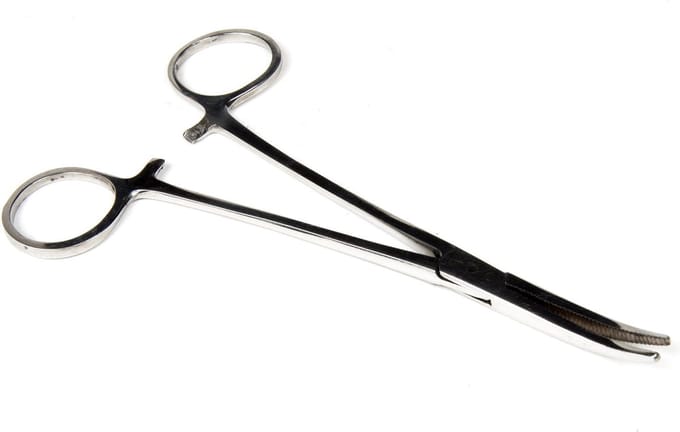X2 Kromme Onthaaktang - 15cm - Vistang - Arterietang - Hakensteker