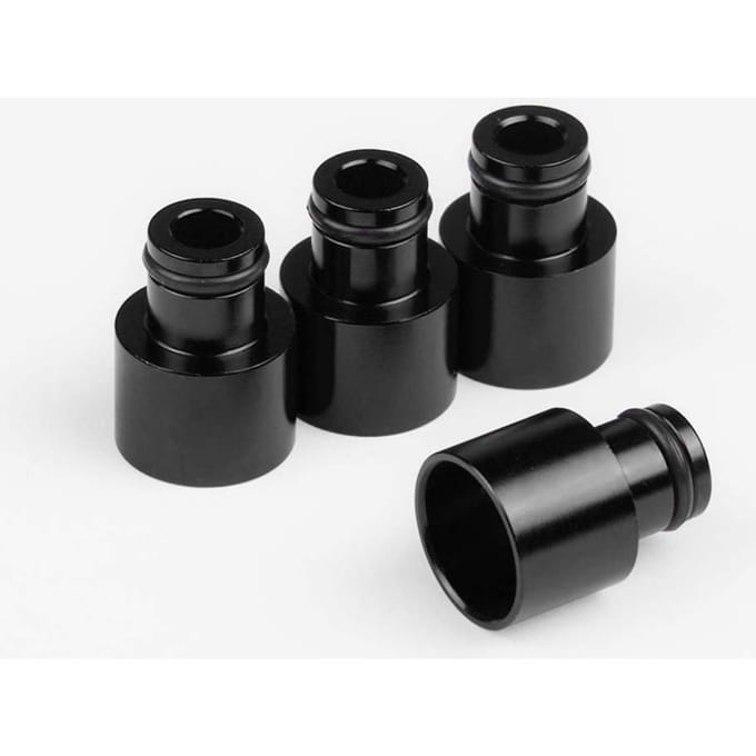 4 Adaptateurs d'injecteurs de carburant Injecteurs RDX vers B16 B18 D16Z D16Y noir