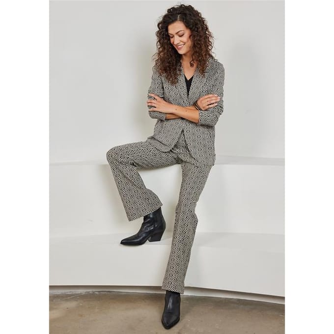 Travel Blazer Moto print Black with Cycle print