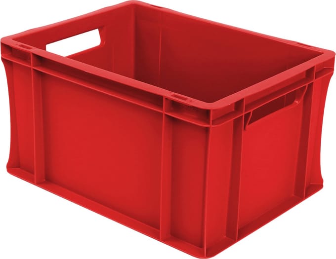 Alpac Stapelbak - Opbergbak - 400 x 300 x 220 mm - 20L - Rood