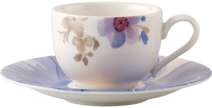 Mokka-/Espressotasse mit Untertasse Mariefleur Gris Basic 50 ml