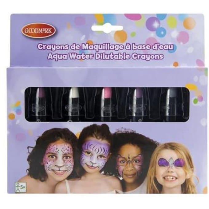 Make-up Aqua Twistable crayons fancy 5 kleuren