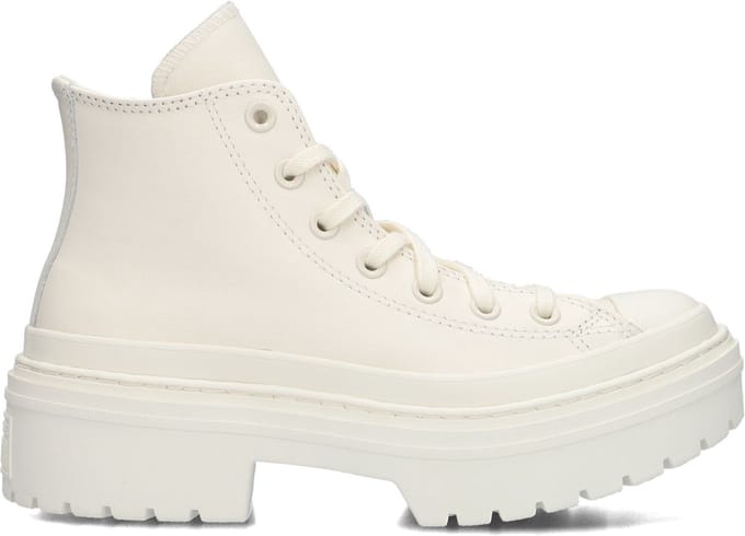 Converse Chuck Taylor All Star Heel Hi Sneakers Dames - Leren Sneaker - Wit