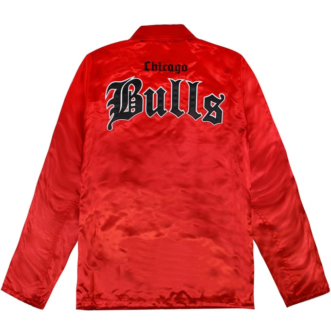 Mitchell & Ness Chicago Bulls NBA Old English Faded Satin Jasje