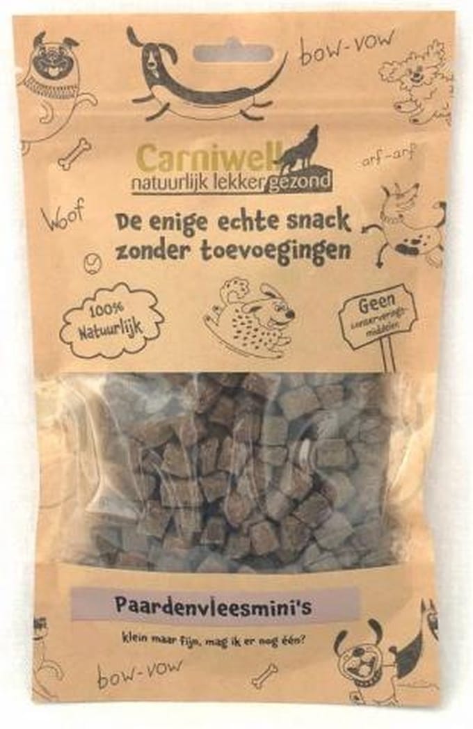 Carniwell Paardenvleesmini's 200 Gram