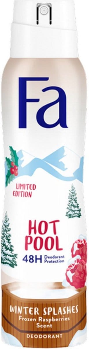Fa - Deospray - Winter Splashes - 48 uur Bescherming - Frozen Raspberry - Verfrissend & Fruitig - 150 ml