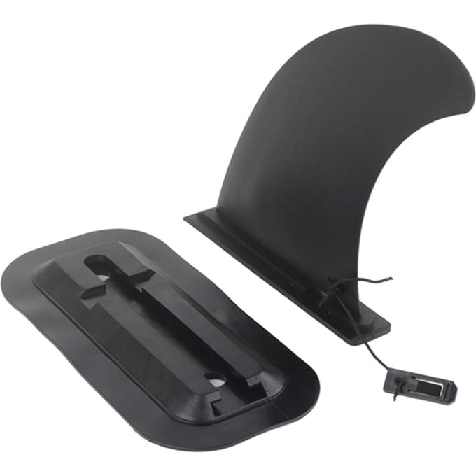 PVC afneembare stand-up paddleboard surfplank longboard middenvin black