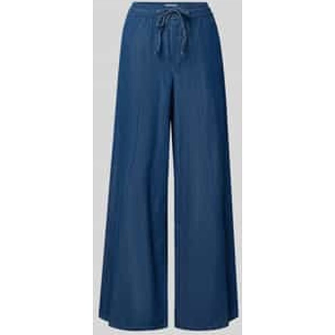 Loose fit broek van mix van katoen en lyocell model 'KELAANI'