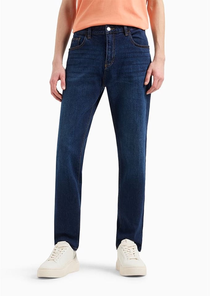 Armani Exchange 8nzj13_z2shz Spijkerbroek Blauw 36 / Short Man