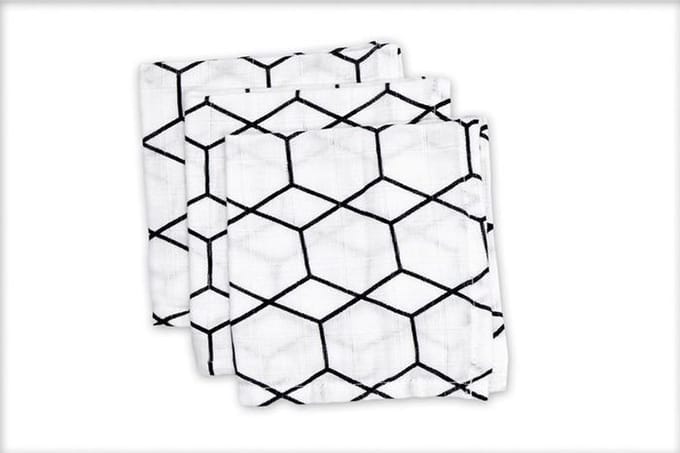 Hydrofiel washandje GRID (3 stuks)