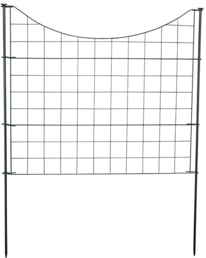 Concave vijver- & tuingaas 11-delig 71x53cm 6X6cm maas groen