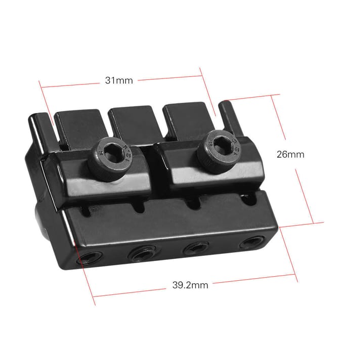 4-snarige Headless Elektrische Basgitaar Snaren Borgmoer Set met 2 Sleutels 2 Schroeven Zwart gray