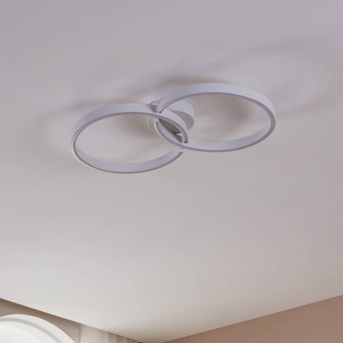 EGLO AMANDOLO ceiling lamp with remote control 2700-6500K white