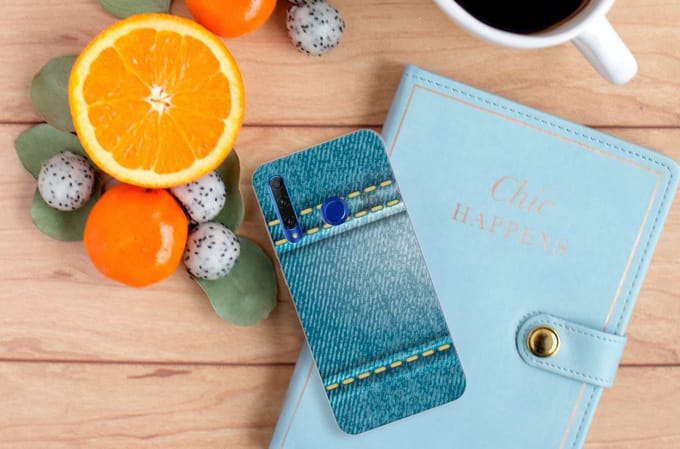 Honor 20 Lite Silicone Back Cover Jeans