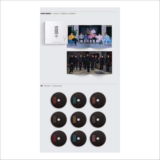 Super Junior - De Renaissance (VIERKANT Stijl) Random black