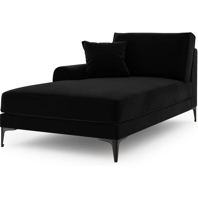 Chaise longue Madara links velvet | Mazzini Sofas