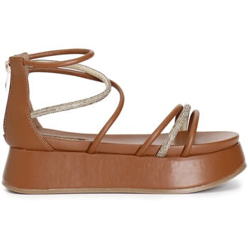 Sandalen met sleehak Café Noir C1XA5563