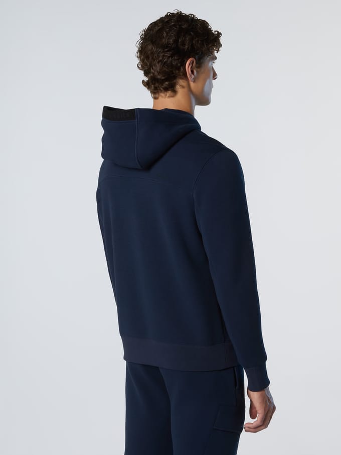North Sails Hoodie Piqué Scuba stof