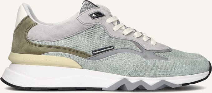 Floris Van Bommel Sfm-10136 De Zager Sneakers - Suède - Heren - Groen - Maat 44