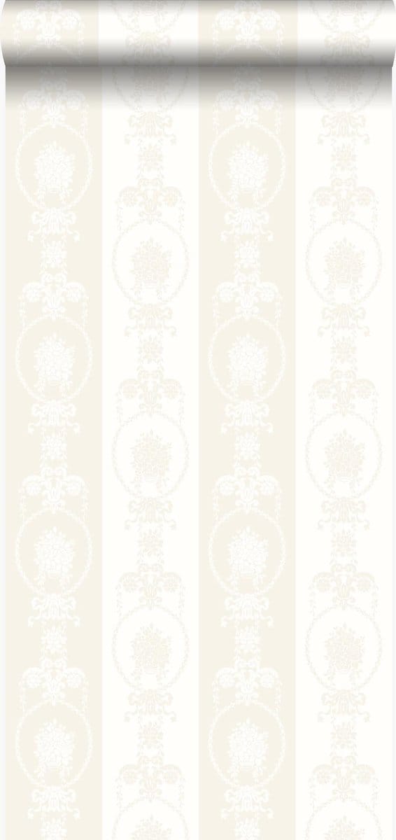 Origin Wallcoverings behang ornamenten zilver en wit - 53 cm x 10.05 m - 346829