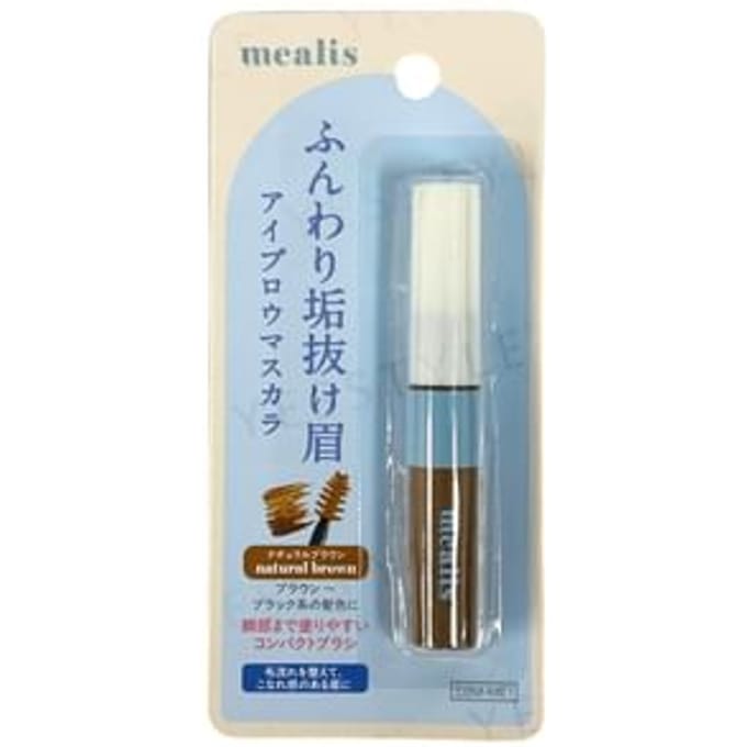 mealis - Eyebrow Mascara Natural Brown 1 pc