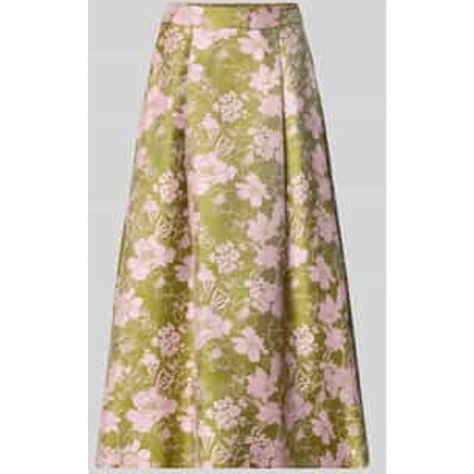 Uitlopende maxi-rok met all-over motief model 'Sagira2'