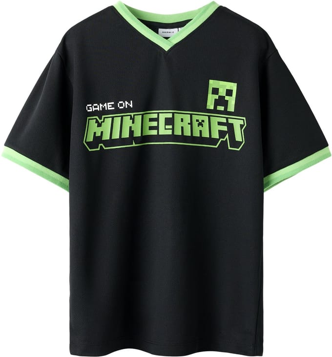 NAME IT - NKMMALI MINECRAFT NREG POLY TOP BFU - Jongens - Blouses