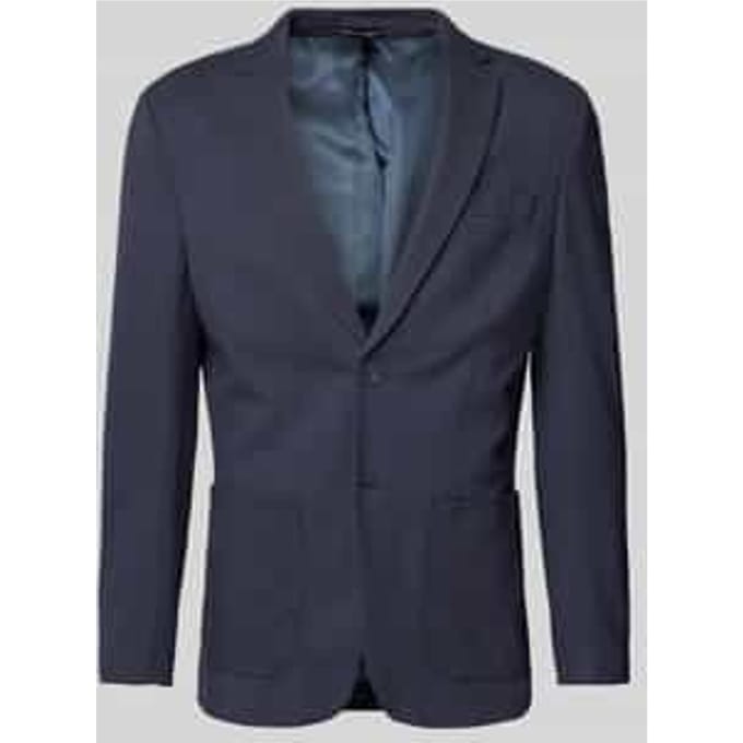 Slim fit colbert met reverskraag, model 'DELON'
