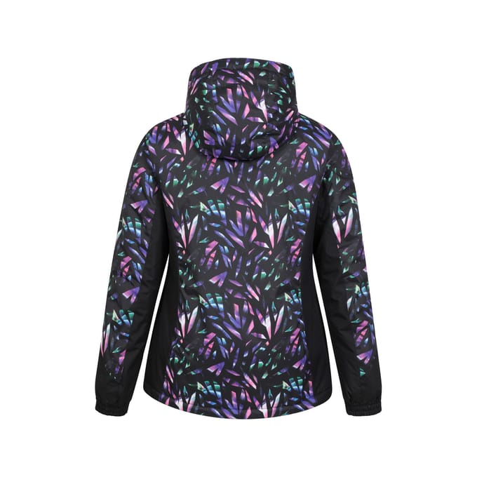 Mountain Warehouse Dames/Dames Dawn II Kaleidoscope Ski-jas (Zwart/Teal)