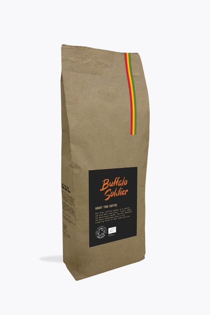 Marley Coffee Buffalo Soldier Dark Roast Organic 1kg