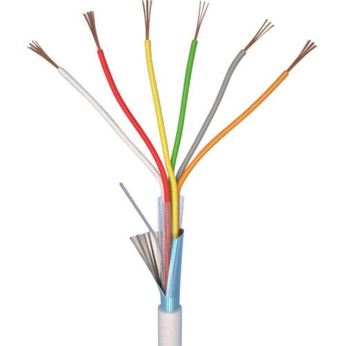 ELAN 70I140 Alarmkabel LiYY 6 x 0.22 mm² Wit 10 m