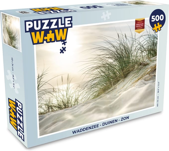 Puzzel Waddenzee - Duinen - Zon - Legpuzzel - Puzzel 500 stukjes
