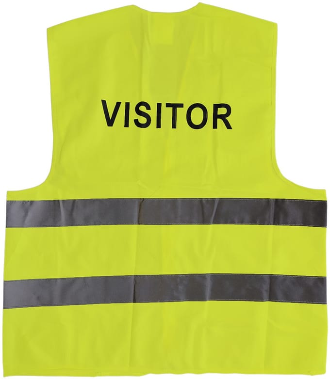 Mexxo Visitor Veiligheidshesje geel - 100% polyester - one size - reflecterend