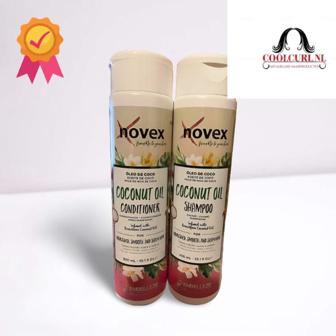 Novex Coconut Oil Shampoo & Conditioner set (2x300ml)