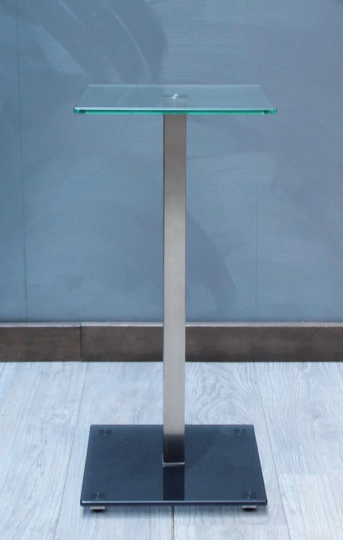 SPLENDOR Bijzettafel Glas/RVS